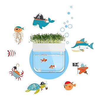 Amazon | おしゃれ アクアリウム 水耕栽培システム 有機セルフ